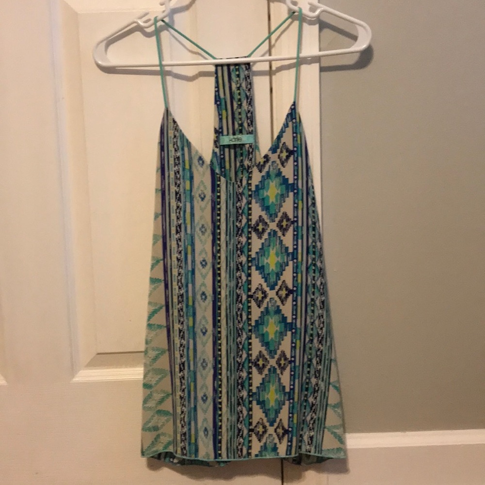 Karlie multi colored tank top. Size Small.